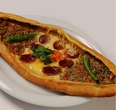 Pide with "Sudjuk"
(Baked dough stuffed with sausage) - 350 g.